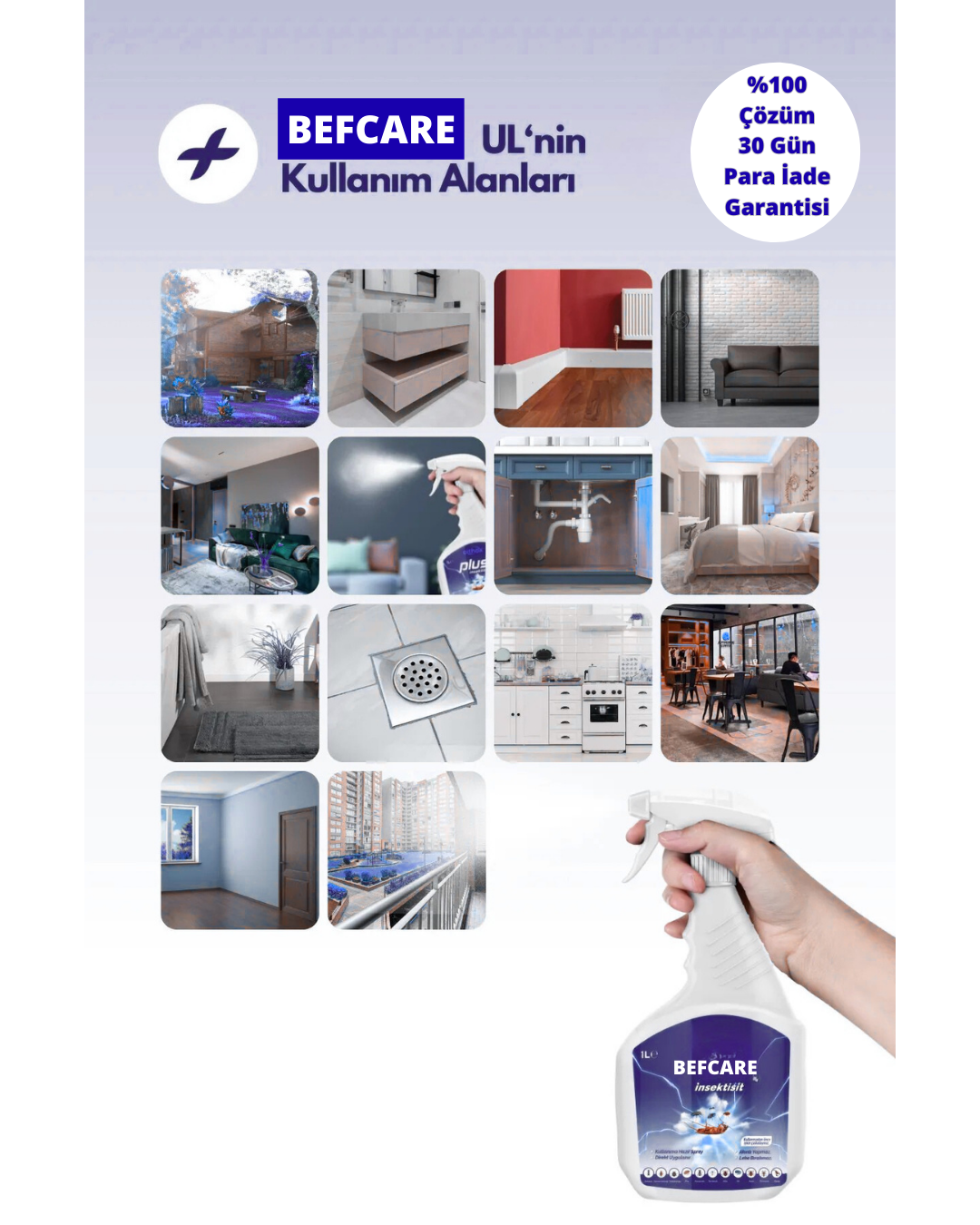 Befcare - Haşere Kovucu İlaç - Tahta Kurusu