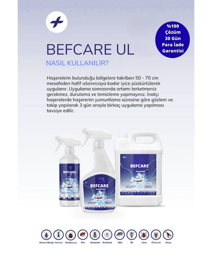 Befcare - Haşere Kovucu İlaç - Tahta Kurusu